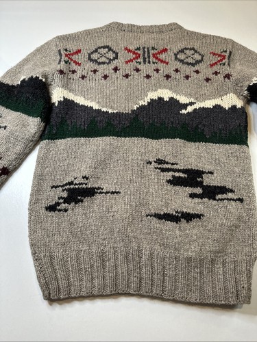Vintage 1985 Polo Ralph Lauren Canoe wool sweater Size Med - Picture 6 of 10