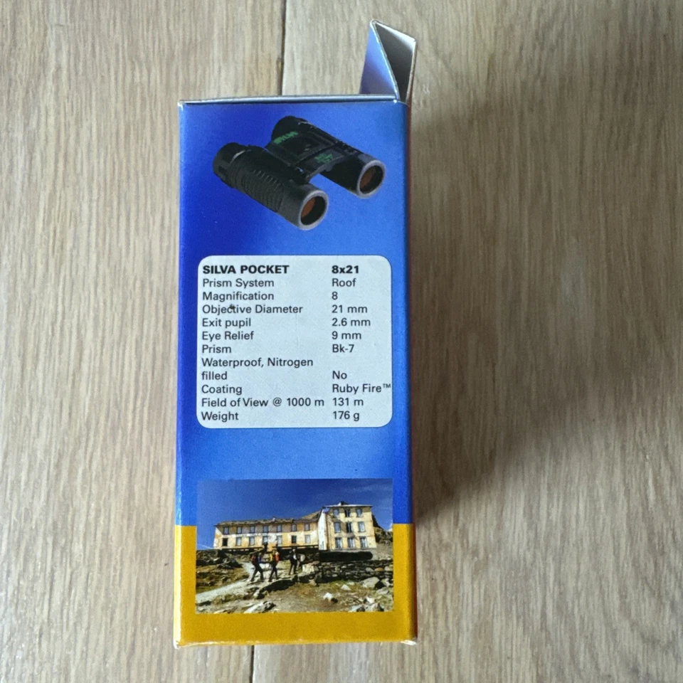 Silva Sweden Compact Pocket 8 X21 Binoculars Brand New In Box - Image 3 of 4