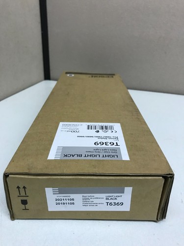Sealed Genuine Exp2021 Epson T6369 Light Light Black Ink Cartridge Pro 7900 9900