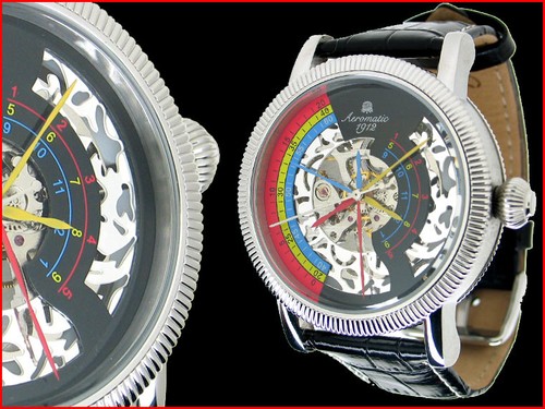 German Mechanical double TRIPHASE CRAZY DESIGN A1307 - Picture 2 of 5