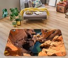 3D Mountain Rock Lake NA12788 Game Rug Mat Elegant Photo Carpet Mat Fay