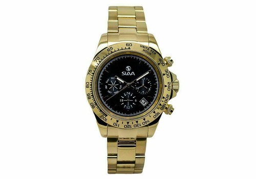 Slava S10363 Quartz Analog Waterproof Mens Wrist Watch Calendar S/S Band - Picture 3 of 44