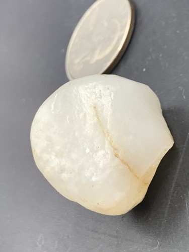 Probegestein grober chinesischer Gobi Nephrit Jade 18g - Bild 1 von 16