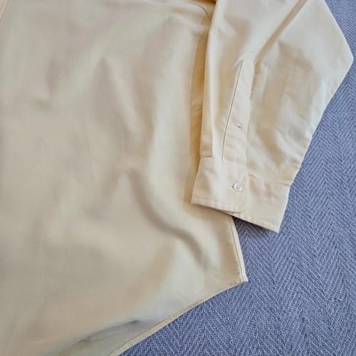 Ralph Lauren Men's 18 36/37 Classic Flesh Pony Butter Yellow Oxford Shirt EUC - Picture 2 of 14