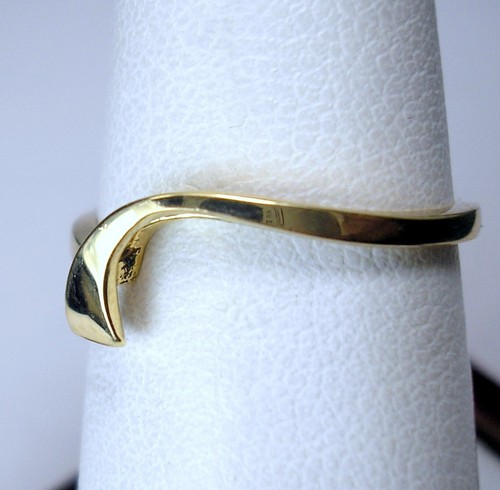 0.20 ct Round Br. Cut Natural Diamond 14K Yellow Gold Wedding Set Was $950 Video - Picture 12 of 15