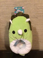 KellyToy Squishmallow Green Plush Slippers Dino Comfy Soft Size 4-5 NWT NEW