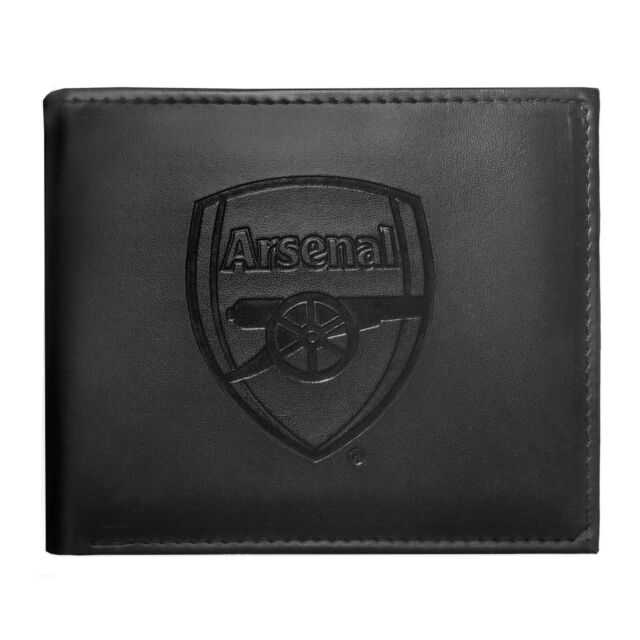 Arsenal FC Mens Wallet Leather Embossed Crest OFFICIAL Football Gift GU10104 Arsenal FC Mens Wallet Leather Embossed Crest OFFICIAL Football Gift GU10104
