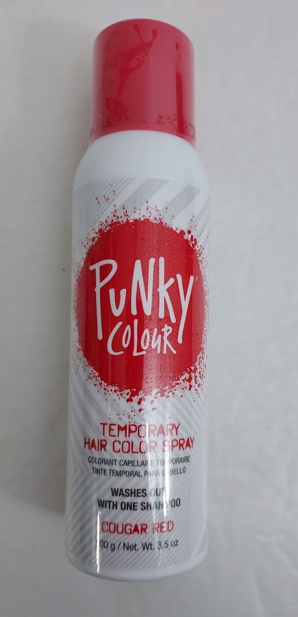 Punky Temporary Color Spray Cougar Red 3.5oz Punky Temporary Color Spray Cougar Red 3.5oz