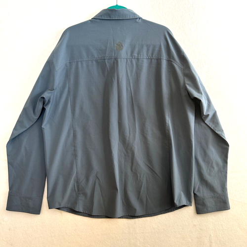Stio Men's Long Sleeve 1/2 Snap Pullover Activewear Shirt Blue/Gray Size XL - Picture 5 of 11