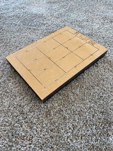 VTG ELLISON EDUCATIONAL WOOD DIE CUT (XL TEST DIE) FREE USA PRIORITY SHIP - Picture 5 of 5