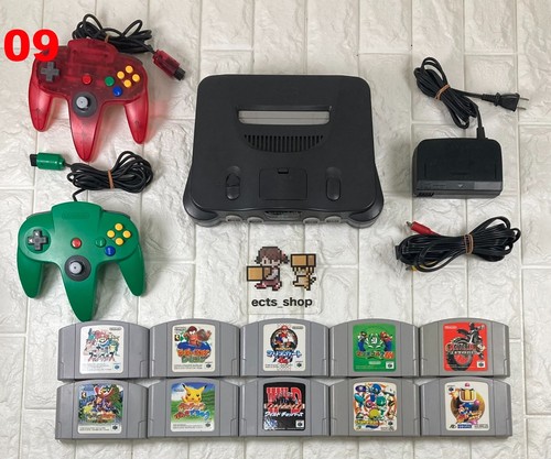 N64 Nintendo 64 Console 2 Controller gemaes 10 SET Region North American Japan - Picture 33 of 120