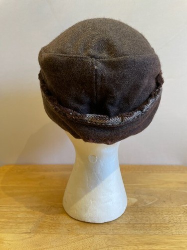 Grace Hats Cap Womens Cabbie brown One Size Lined - Picture 3 of 5