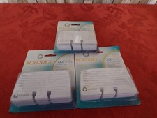 Rolodex Petite Refill Cards 67553 2 1/4 in x 4 in 100 Card Pack lot of 3