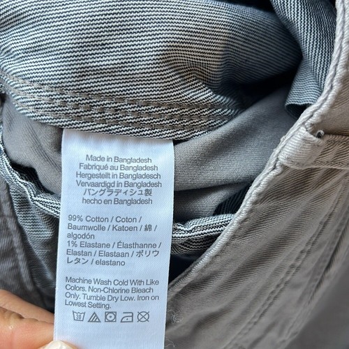 J Crew Crewcuts Kids' classic-fit stretch chino pant Size 16 Grey - Picture 8 of 9