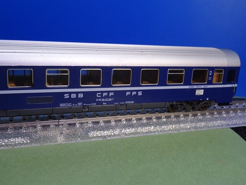 Märklin 4168 TEN Liegewagen SBBgebrauchter Zustand H0 OVP 1:87 DR 118 - Imagen 3 de 8