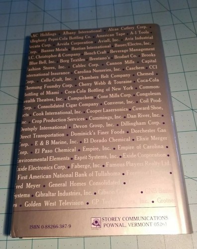 The Insider Buyout Hardcover book By  Dubendorf & Storey, Storey Publishing 1985 - Bild 2 von 12