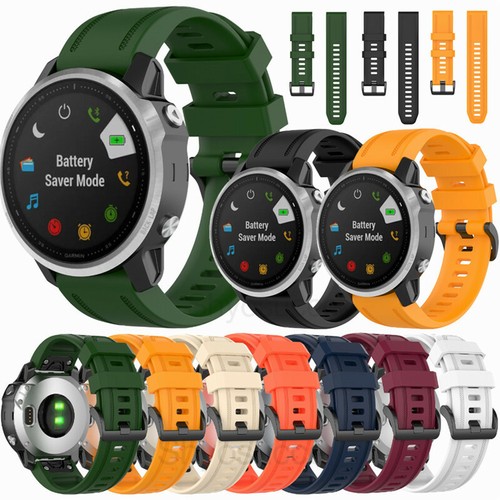 Correa de ajuste rápido para Garmin Fenix 8 43 mm / 7S 6S Pro 5S Plus correa de reloj de silicona - Imagen 7 de 167