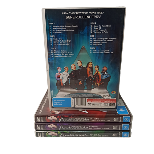 Andromeda Season 1-4 Collectors Edt. DVD TV Series Sci-Fi Space Action Adventure - Picture 2 of 22