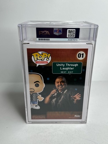 Gabriel Iglesias Signed Fluffy Funko #01 Slabbed PSA AG87970 - Picture 3 of 4