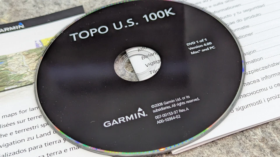 🔥Works🔥 Garmin Topo US 100K DVD Maps Version 4, Covers US/AK/HI/PR - Image 3 of 4