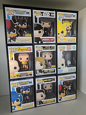 Funko Pop Expandable Wall Display Case holds 9 Pops in wallpaper like design | eBay