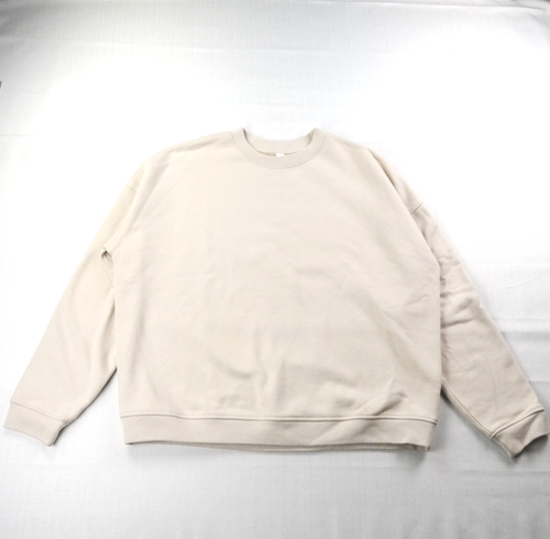 ALO Yoga Sweatshirt XL Bone Renown Heavy Weight French Terry Crewneck 16-18 Boxy - Picture 13 of 15
