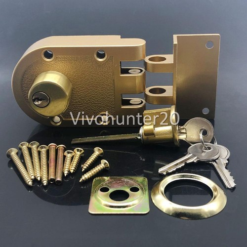 Double Cylinder Deadlock Kit Door Lock With 3 Keys Anti Jimmy Lock AU STOCK - Picture 2 of 8