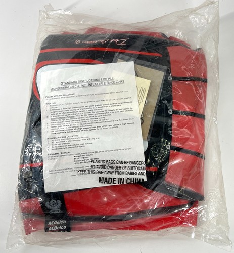 Budweiser Inflatable Car Dale Earnhardt #8 Red, New Sealed Package - Picture 2 of 3