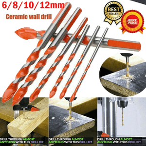 1-4PCS-Triangular-overlord-Handle-Multifunctional-Drill-Bits-ORIGINAL-Sets