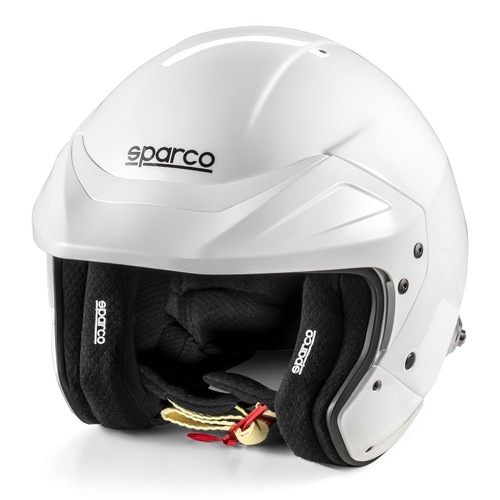 Casco de choque Sparco FLUX RJ 2025 diseño de cara abierta Race Rally FIA 8859-2024 especificaciones - Imagen 38 de 43