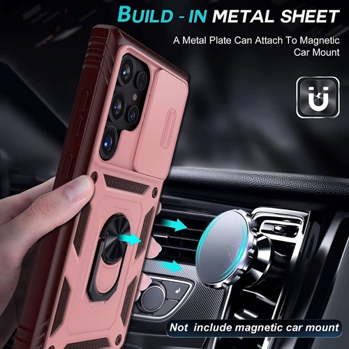 For Samsung Galaxy S25/S25+/S25 Ultra Shockproof Ring Kickstand Phone Case Cover - Bild 48 von 51