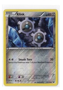 Pokemon Card - 2012 Klink 75/108 - B&W Dark Explorers Reverse Holo