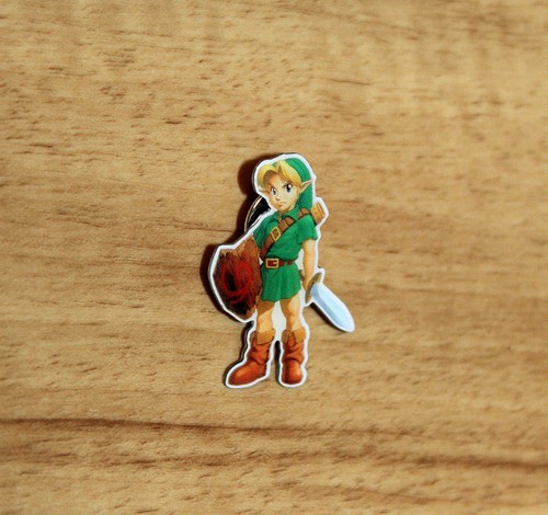 The Legend of Zelda Link very rare promo Pin Nintendo Licensed Product - Picture 4 of 6