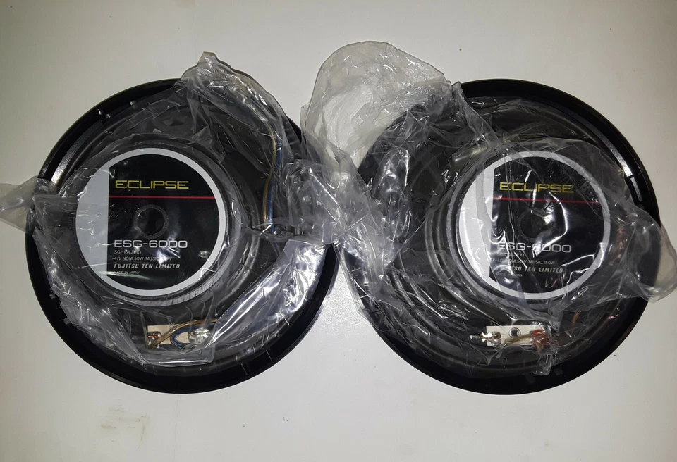 (2) Subwoofers Eclipse ESG-6000 | 6 1/2" 250w | Fujitsu Ten Limited (Novo em folha!) - Imagem 4 de 4