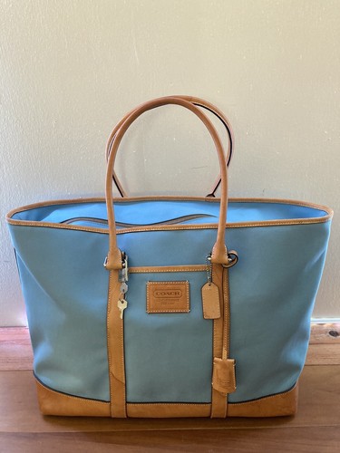 Coach 5968 Canvas & Leather Vintage 2003 Large Tote bag - Picture 1 of 24