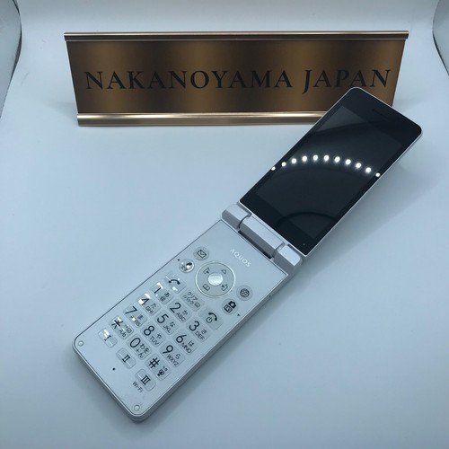 SHARP AQUOS Keitai 3 flip phone 805SH 806SH Softbank Unlocked White SIMFree JP - Afbeelding 10 van 11