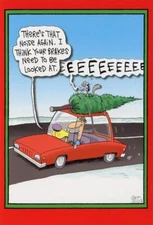 Squealing Brakes 12 Funny Boxed Christmas Cards by Nobleworks