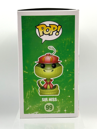 Funko Pop! No. 99 Sir Hiss Disney Robin Hood New In Box - Picture 4 of 18