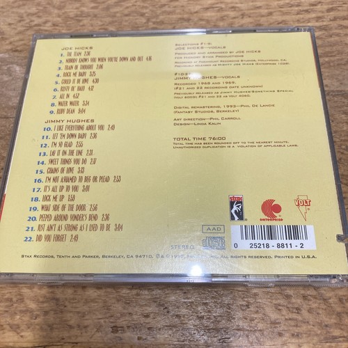 Jimmy Hughes & Joe Hicks - Something Special (CD) ex promo - Picture 2 of 3
