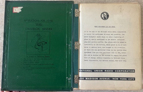 National Union Radio Service Manual II – LOOK! - Stromberg-Carlson, Philco, etc. - Picture 5 of 13