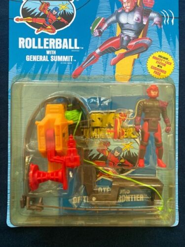 Figura de acción Sky Commanders Rollerball 1987 vintage con General Summit rara - Imagen 2 de 4