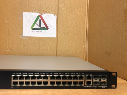 Conmutador administrado apilable Cisco SG500-28MPP Cisco 28 puertos Gigabit PoE+ (IVA incluido) - Imagen 3 de 6