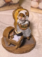 Wee Forest Folk OM-2 Sarah Ripley Mom Baby Cradle Old Manse Chair