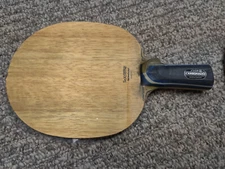 Stiga Carbonado 190 Ch Pen Table Tennis Racket with Donic Acuda Blue P2 on back