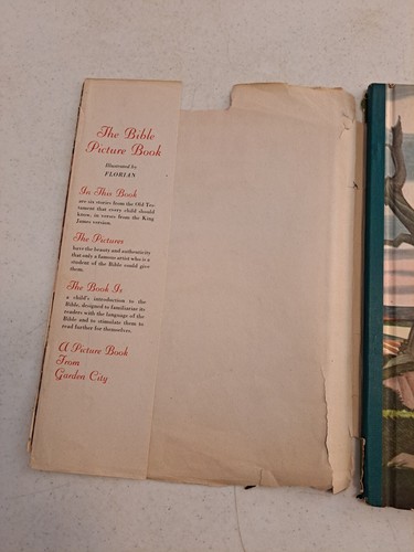 THE BIBLE PICTURE BOOK Hardcover with Dust Cover / FLORIAN Illustration 1945 - Foto 5 di 16