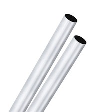 2-Pack 6063 Aluminum Round Tube, 13mmx15mm(IDxOD) 300mm Length Straight Tubing