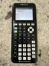Texas Instruments Calculator Ti-84 Plus CE & Charging Cable WORKS
