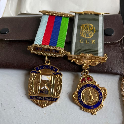 Royal Antediluvian Order of Buffaloes Medals Booklet Sash 80th Ann Buzzard Lodge - Picture 2 of 11