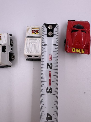 Konvolut 5 Miniatur Metall Autos und LKW Made in China Vintage - Bild 7 von 11