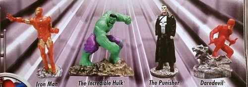 Marvel Buildable Figures Juego Completo de 8 Tomy Gacha Juguete Vending 2006 2" Cápsulas - Imagen 6 de 6